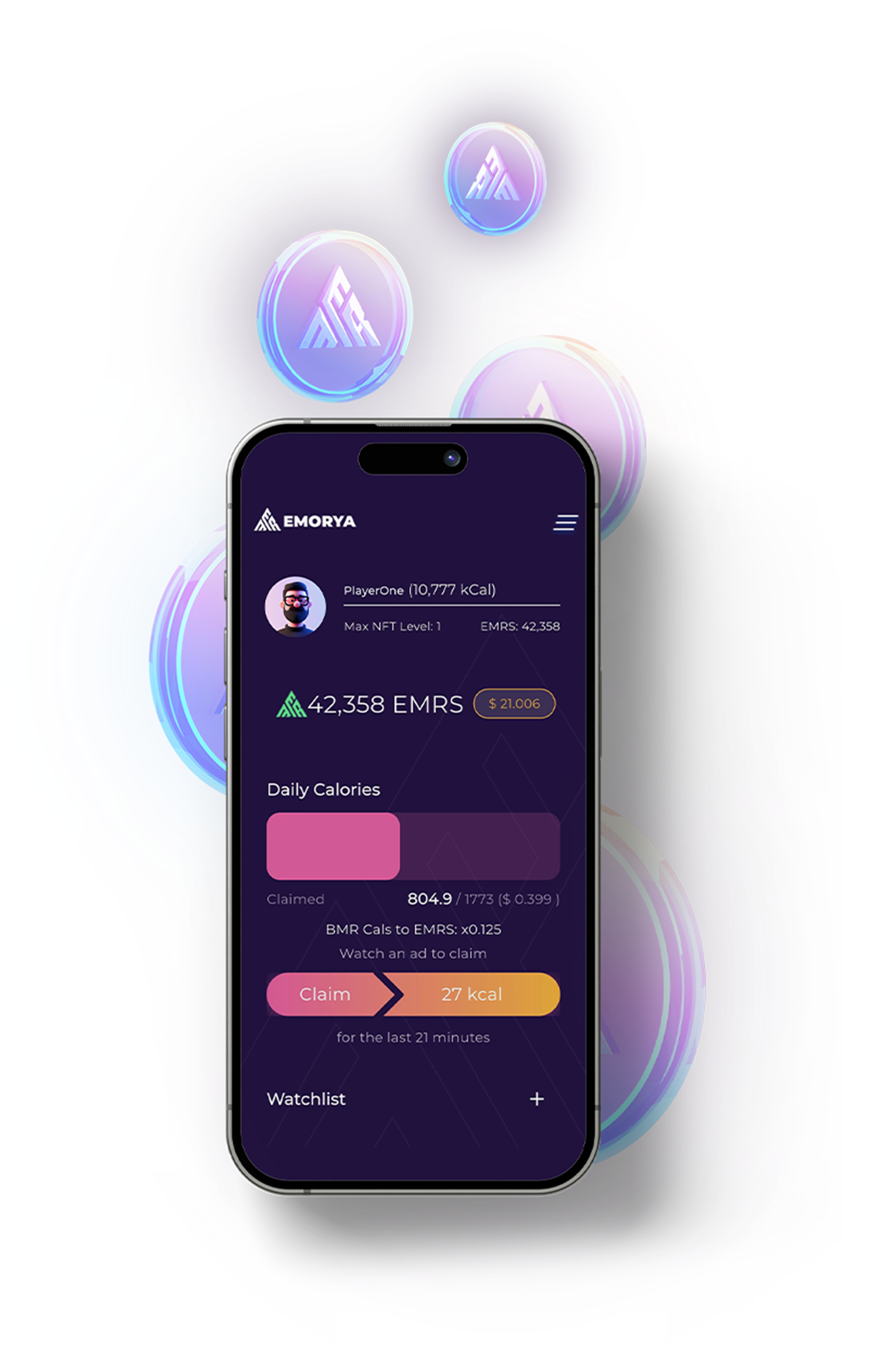 phone and tokens png